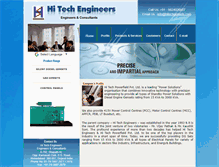 Tablet Screenshot of hitechgensets.com